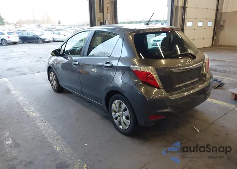 2012 Toyota Yaris L z USA, uszkodzony, nr VIN JTDKTUD32CD501237